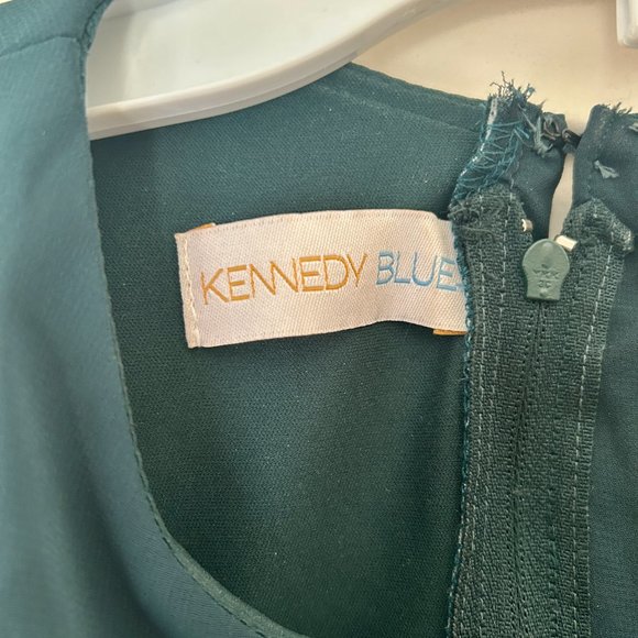 Kennedy Blue Forest Green "Faye" Bridesmaid Dress - Picture 4 of 7